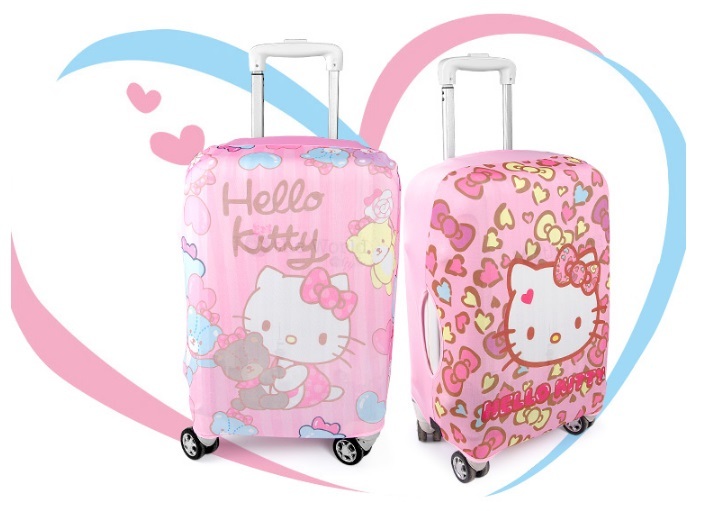 hello kitty luggage cover