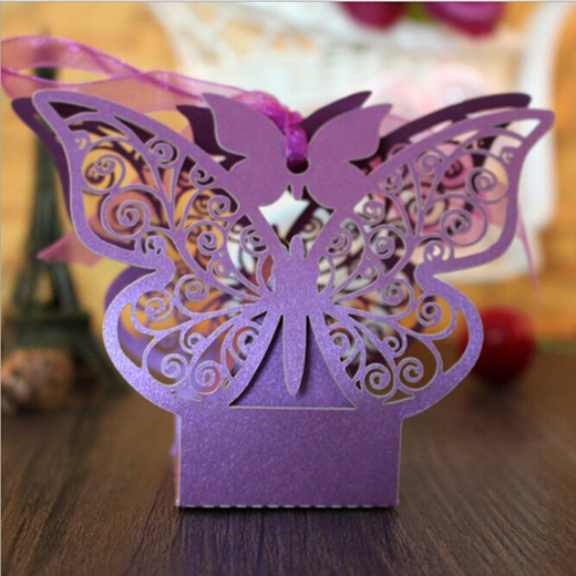 Qoo10 - 50 Pcs Candy Box Wedding Gift Bag paper Butterfly Decorations for  Wedd : Household & Bedd