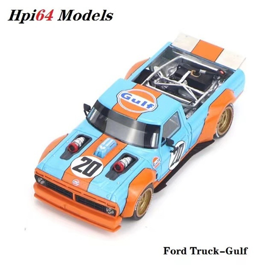 Qoo10 - Hpi64 1:64 HOONIGAN Ford Truck Gulf #20 HPI Models Pickup Truck  Resin ... : Toys