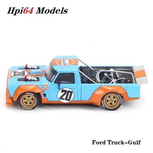 Qoo10 - Hpi64 1:64 HOONIGAN Ford Truck Gulf #20 HPI Models Pickup Truck  Resin ... : Toys