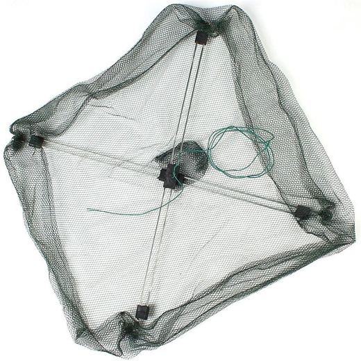 Fishing Foldable Mesh Baits Trap Umbrella Cast Dip Net Crab Shrimp