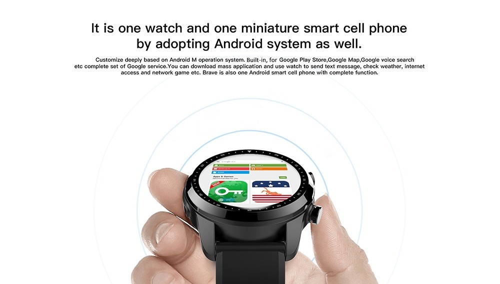 kospet brave 4g lte smart watch