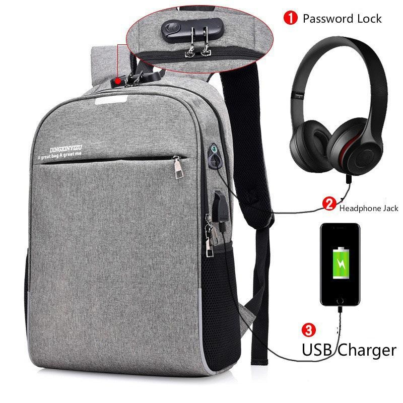 men's fashion casual students bags backpacks b1