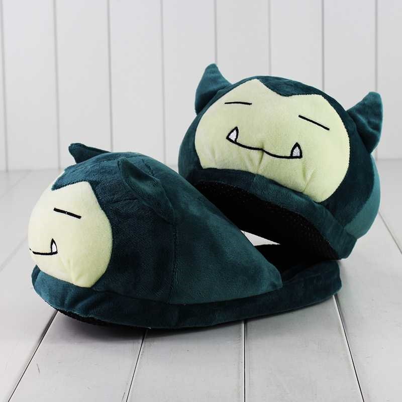 Qoo10 - wholesale 28cm Anime Snorlax Stuffed Slippers Snorlax Indoor ...