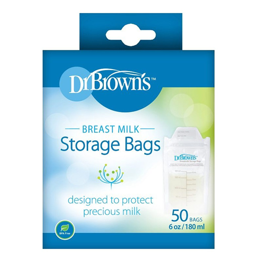 Qoo10 - DR BROWN S Breastmilk Storage Bag (6oz/180ml) - 50-pack : Baby &  Maternity