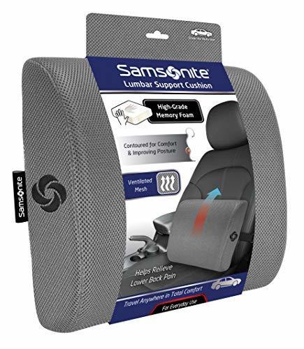 samsonite lumbar support cushion