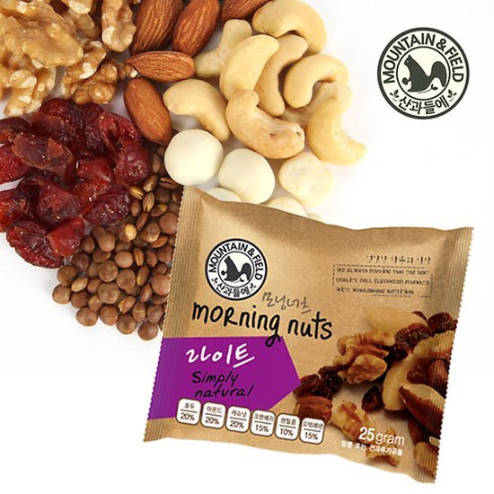 Qoo10 - [No.1 Daily Nuts] 10 packs x 25gram / Walnuts almonds ...