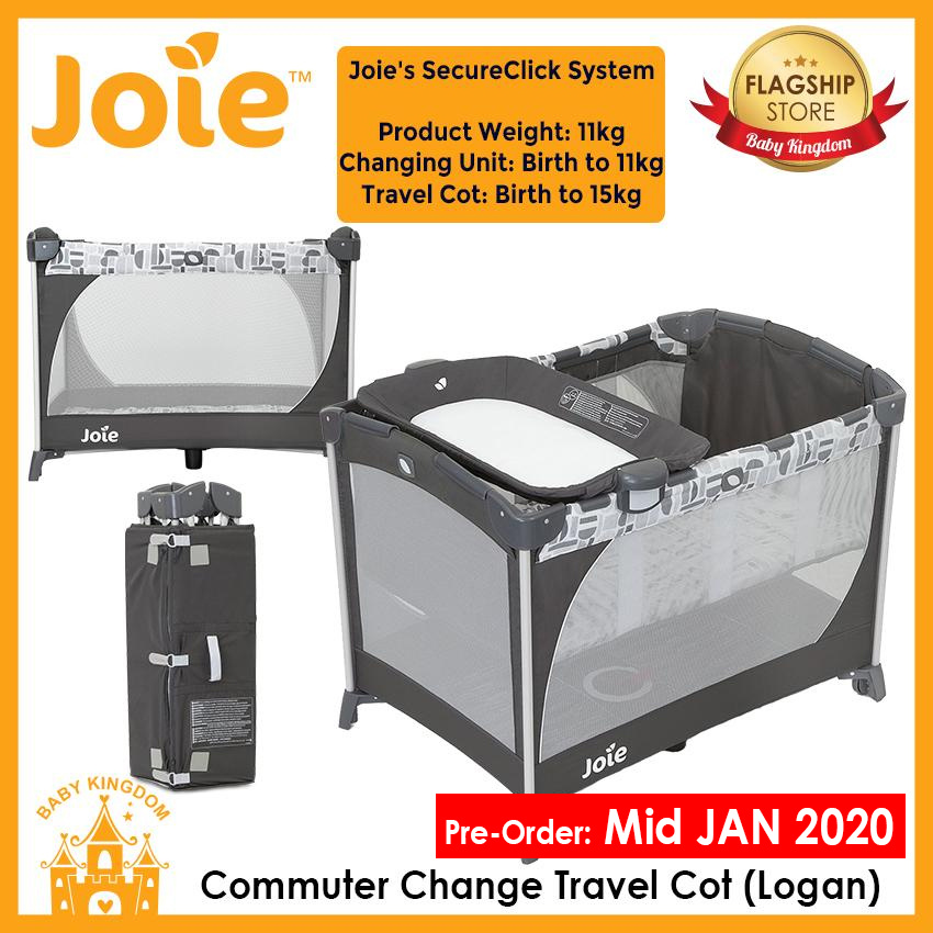 joie commuter change petite city travel cot