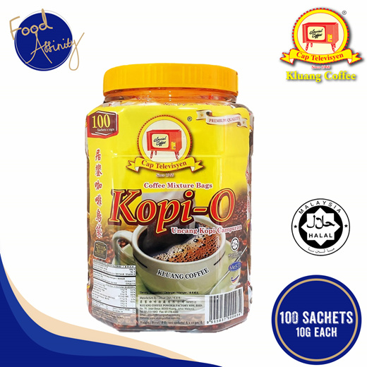 Qoo10 Best Seller Kluang Coffee Cap Tv Kopi O Kosong 10gm X 100 Sachets Food Staples