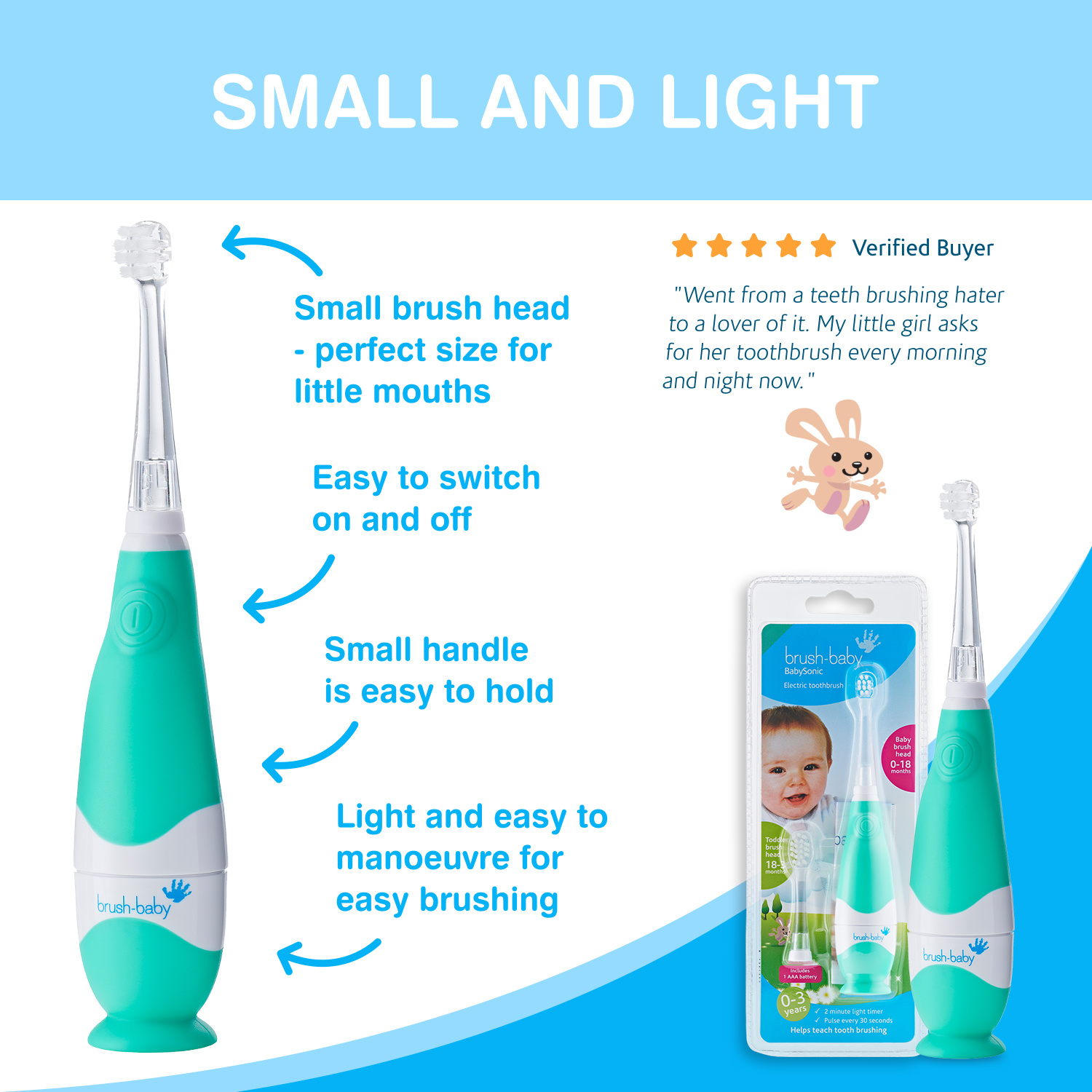 baby sonic electric toothbrush