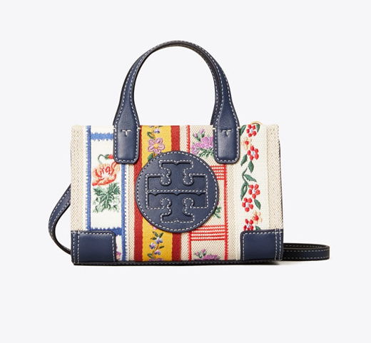 tory burch ella webbing patchwork tote