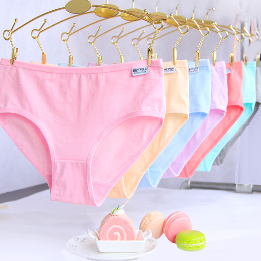 Qoo10 - 10pc/lot Solid Girls Panties for Teenagers Girl Briefs Underwear  Solid : Kids Fashion