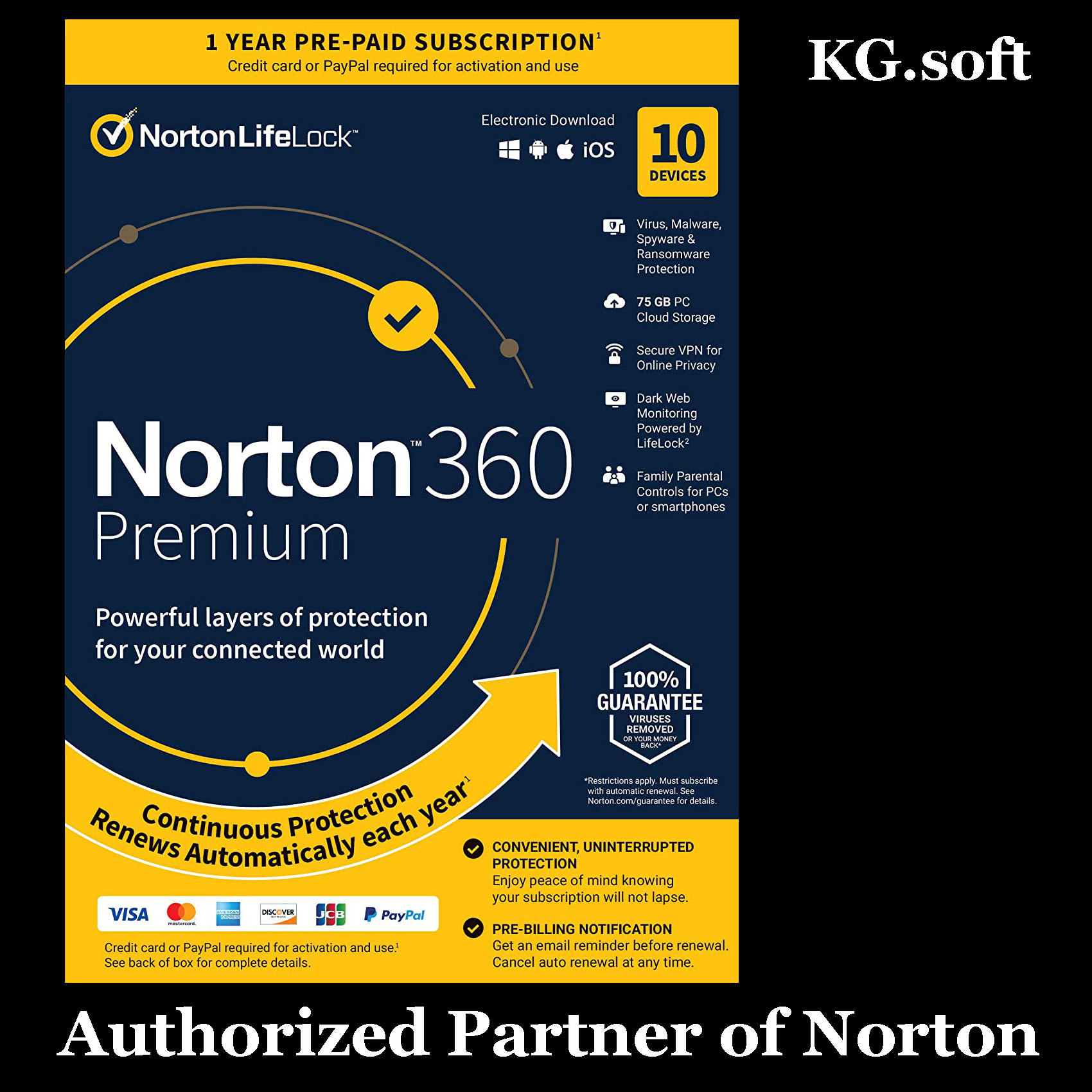 Qoo10 - 💖Authorised Partner💖Norton 360 Premium 2021 with ...