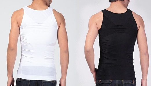 SLIM N Lift Body Shaper Men Body Shaper Slimming Vest Singlet Shapewear (4  Sizes)