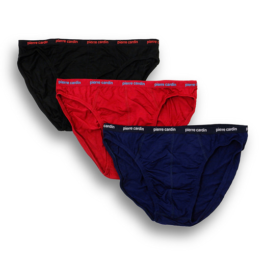 3 Pieces) 100% Cotton Pierre Cardin Men's Mini Briefs Underwear