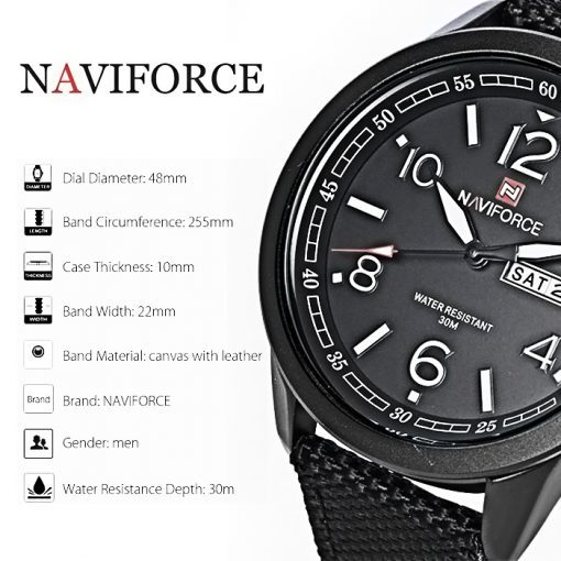 Qoo10 Naviforce 9101 Watches