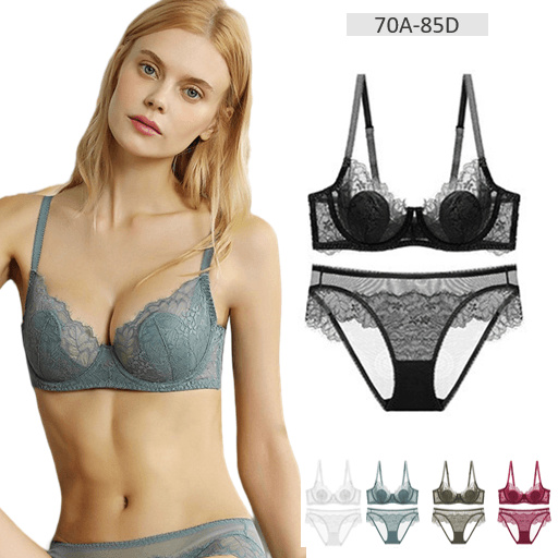 Qoo10 - Premium Bra sets/Plus Size 70A to 95D/Lace bra/Push up bra/sexy  linge : Lingerie & Sleep