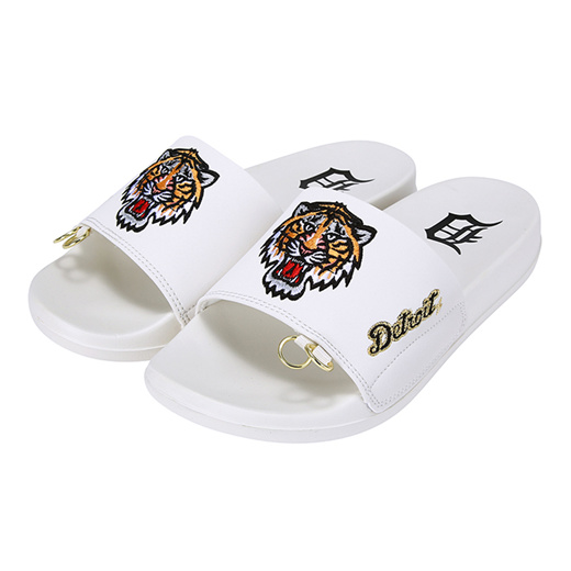 MLB Korean men an women lover Fashion Design Slipper NY Sandals INS popular  logo wear sports antiskid beach couple slipper