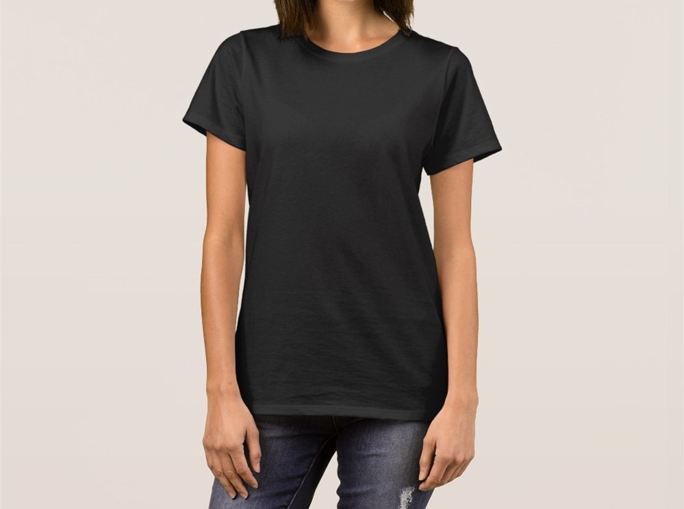 Qoo10 - Austere SG Black Basic T-Shirts - Women : Women’s Clothing