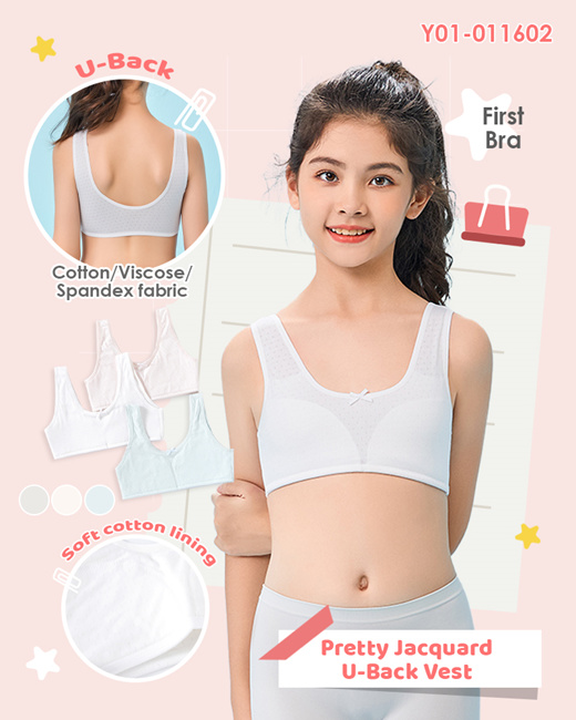 Qoo10 - [1DAY FLASH DEAL] Young Hearts Junior Vest and Bra