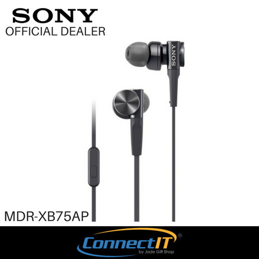 Sony earphone mdr outlet xb75ap