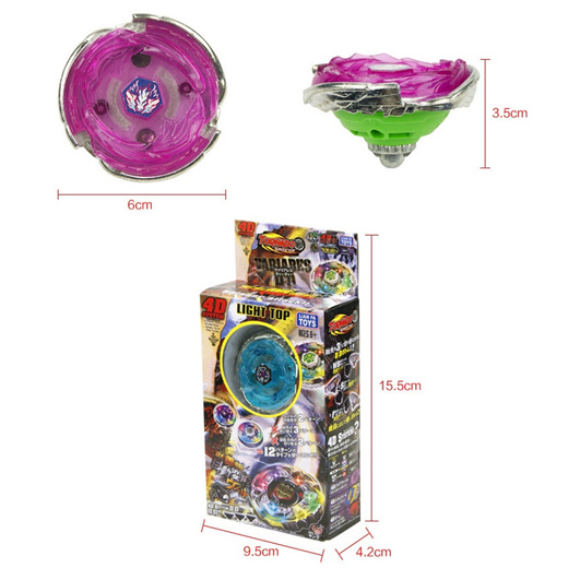 Beyblade Burst LED Light Top Starter Booster w/ Bey Launcher Toy Kid Gift Random 