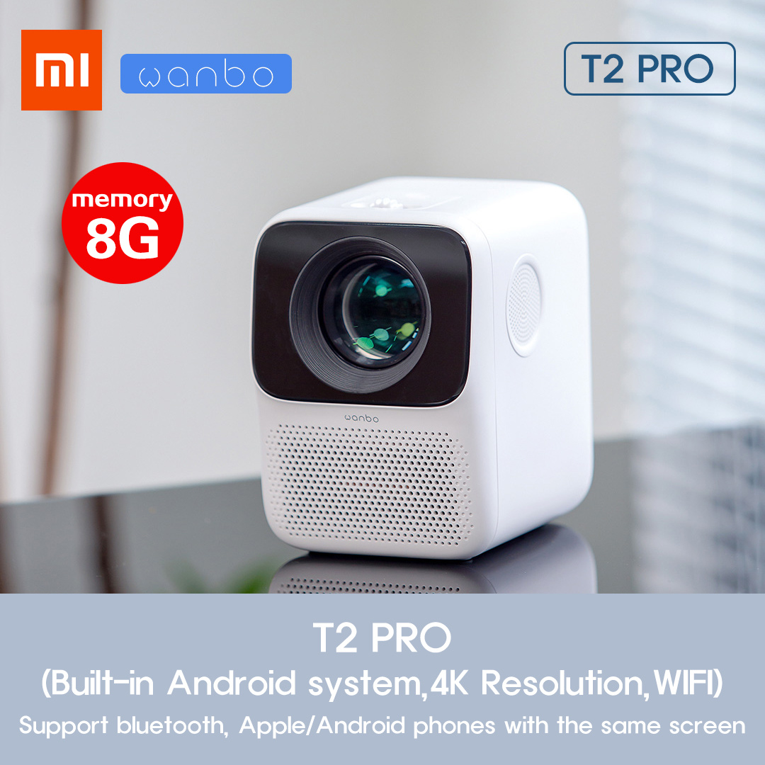 Qoo New Xiaomi Wanbo T Max Lcd Projector Led Support P