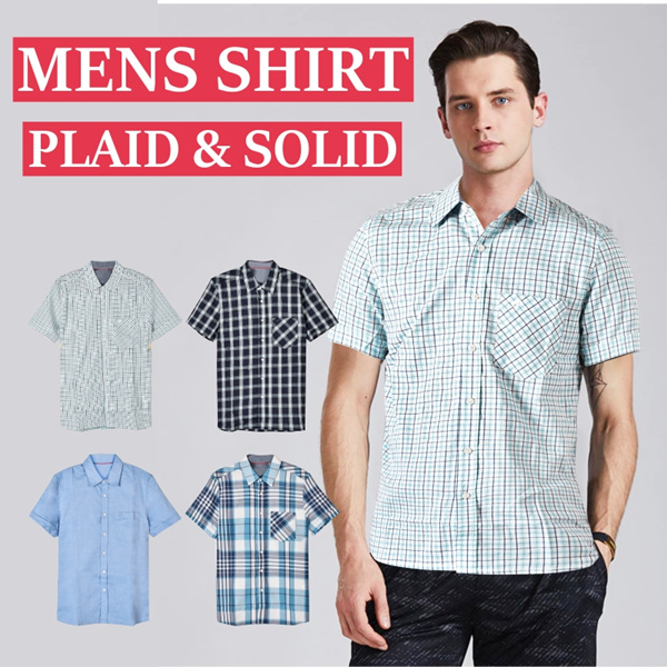 [ New Collection ] Mens Shirt Mustang | Kemeja Mustang | Mens Hummel short sleeve_Best price ever Deals for only Rp99.900 instead of Rp142.714