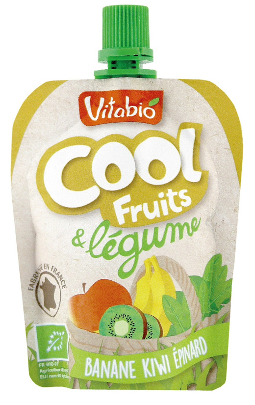 Qoo10 Vitabio Organic Cool Fruits Vegetables Banana Kiwi Spinach 5 Baby Maternity