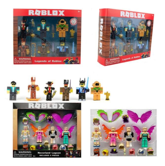 2018 Roblox Game Chraracters Action Figures Toys With Weapons Roblox Set Figure Action Oyuncak Jouet - roblox toys is out roblox jugetes juguetes