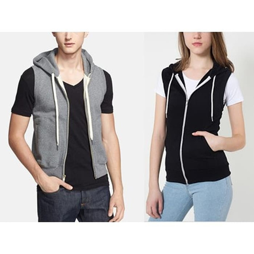 vest with hoodie women's