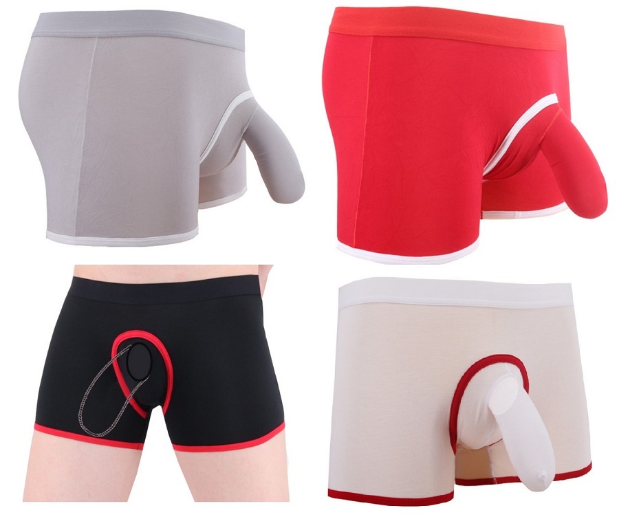 elephant trunks underwear.