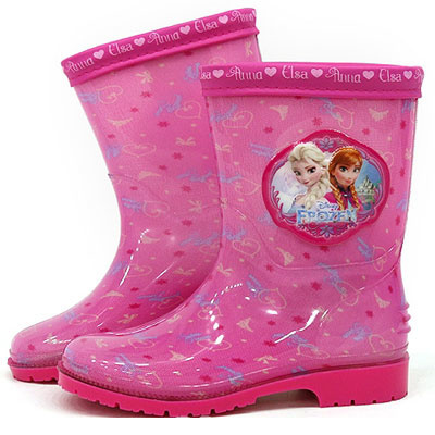 frozen rain boots