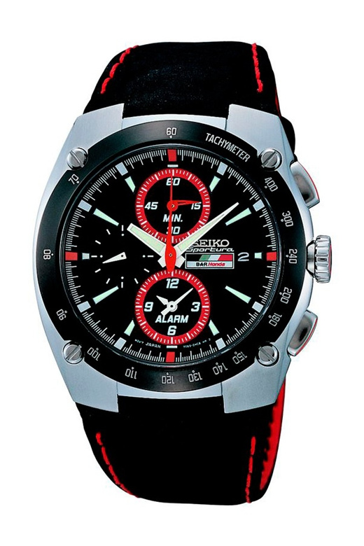 Qoo10 - Seiko Sportura Bar Honda Alarm Tachymeter SNA633 SNA633P SNA633P1 :  Watches