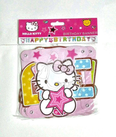 Us364hello Kitty Happy Birthday Letter Banner