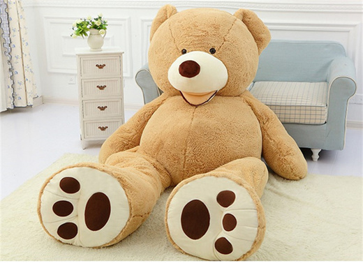 large fluffy teddy bear