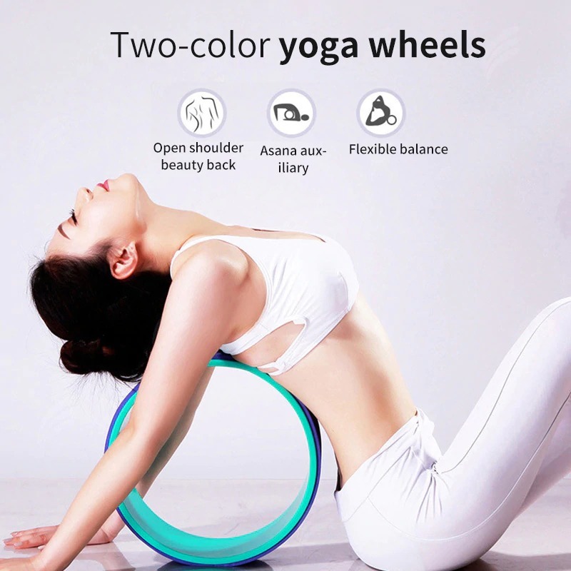 yoga wheel for back pain