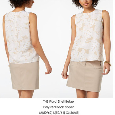 THB Floral Shell Beige