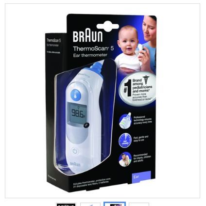 Braun ThermoScan 5 Ear Thermometer 