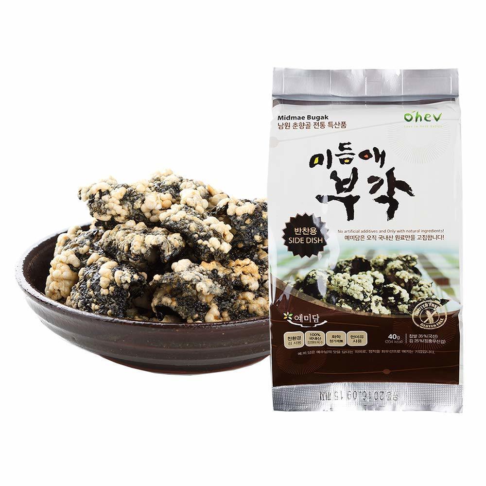 Qoo10 Seaweed Sweet Rice Crisps Crunch Bites Korean Snack for Side