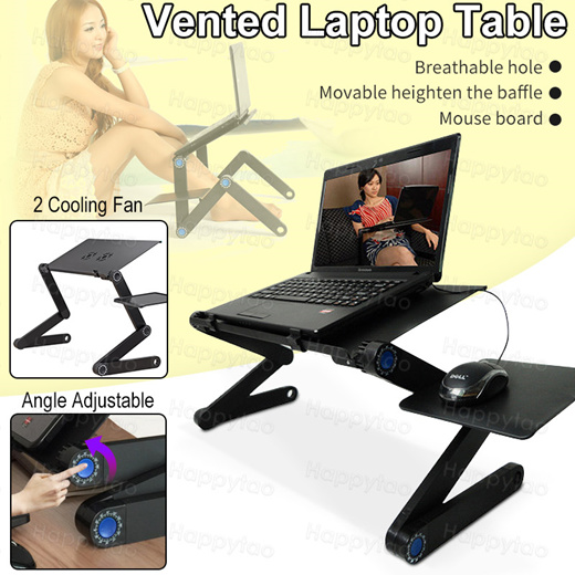 work chair with laptop stand