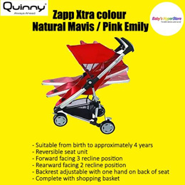 quinny zapp xtra 2 parent facing