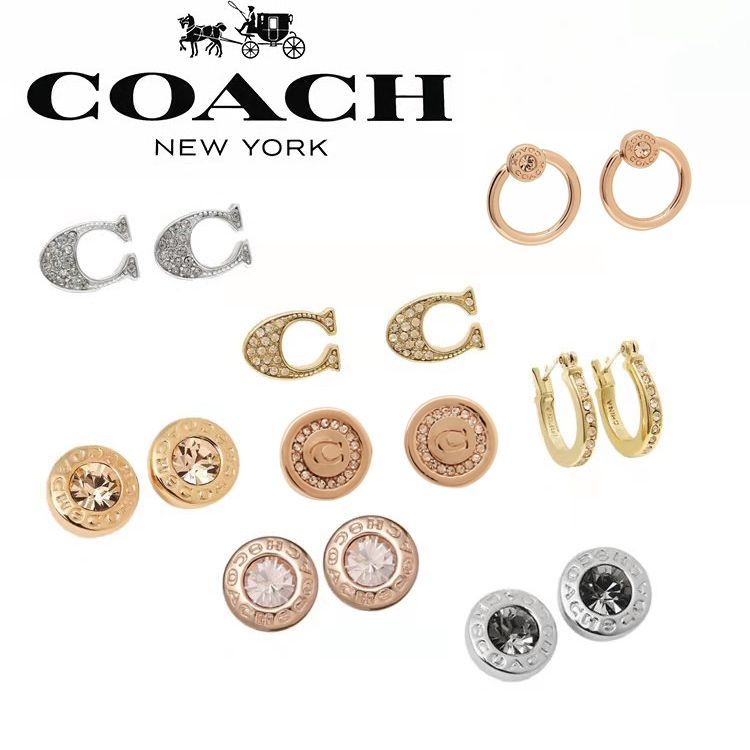 coach earrings cc