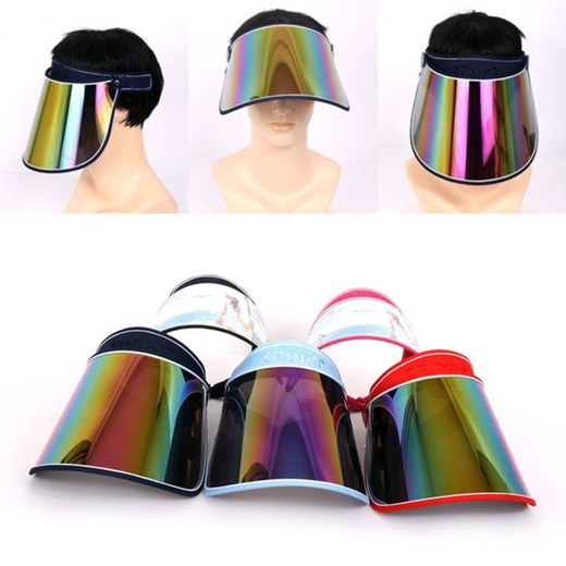 plastic sun visor hat