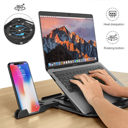 Stainless stand foldable Cooling for Laptop Stands for iPad computer holder Rack