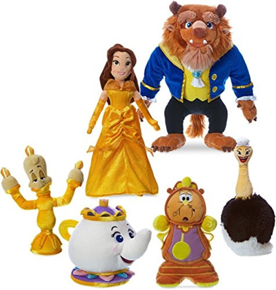 beauty and the beast soft toys