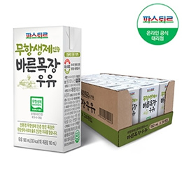 파스퇴르 바른목장 우유 190ml 24팩