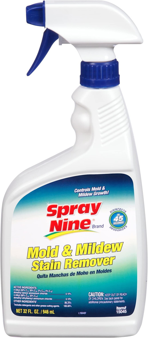 Spray Nine 15045 Mold and Mildew Cleaner, 32 oz