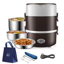 Qoo10 - Bear Electric Lunch Box Stainless Steel Rice Cooker 1.3L  (DFH-B13E5) : Home Electronics