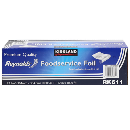 Kirkland Signature Premium Quality Foodservice Aluminium Foil 30cm